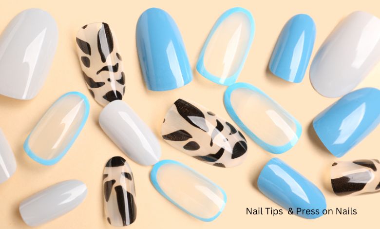 Plastic nails of different types